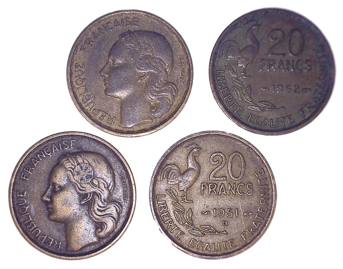 France KM916-917(C) 20 Francs β Lot of 16 representative product image