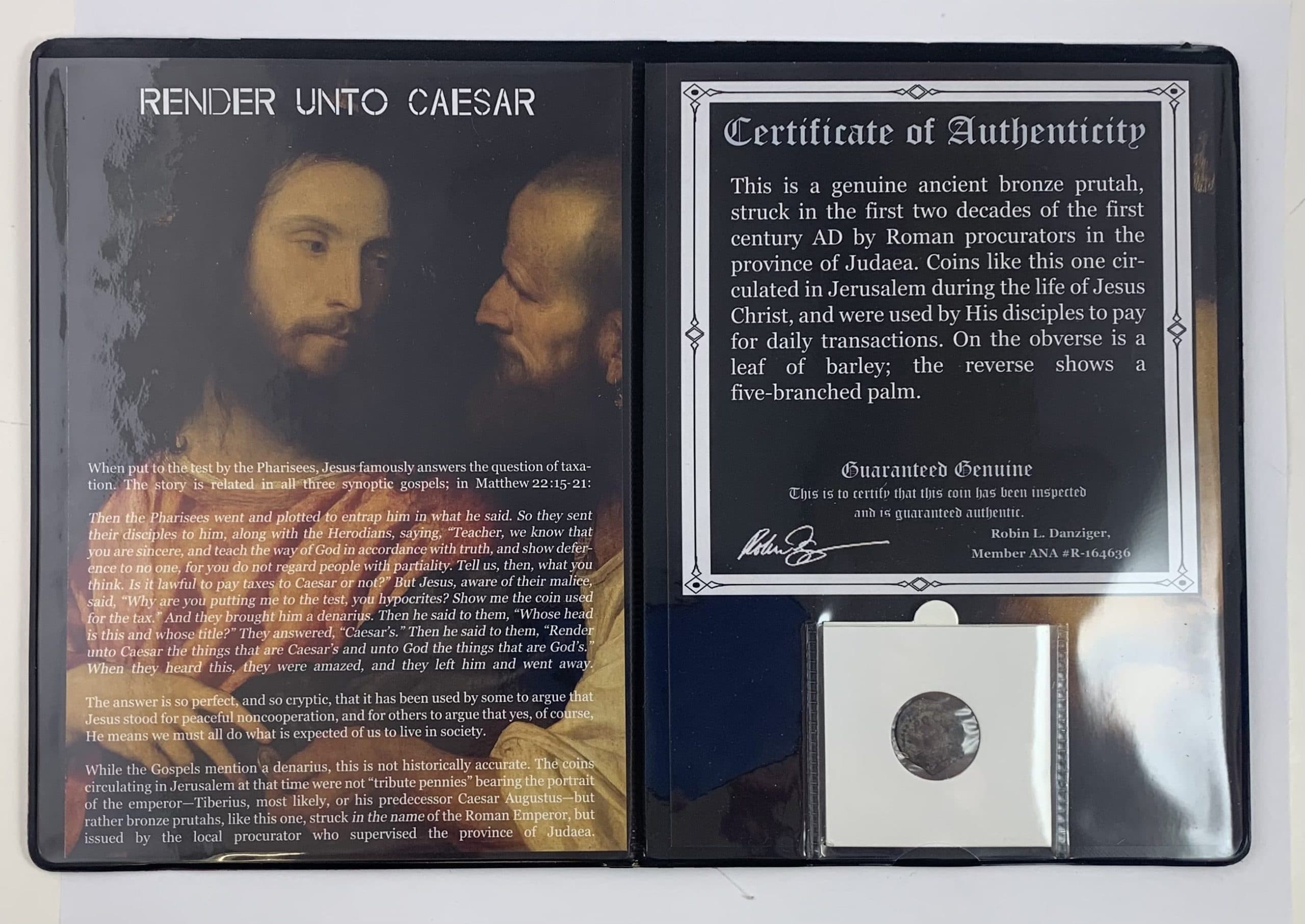 Render Unto Caesar: Judaean coins of the Augustus procurators (album) representative product image