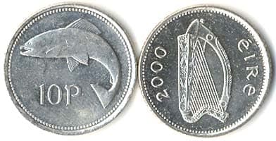 Ireland KM29(C) 10 Pence β Lot of 50 representative product image