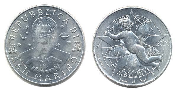 San Marino KM399(U) 10 Lire β Lot of 50 representative product image