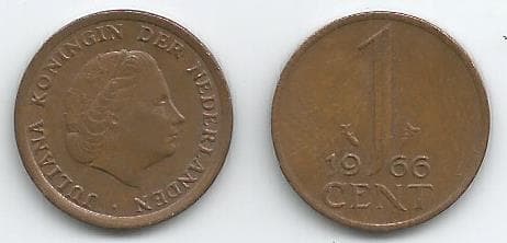 1,000 Netherlands KM180(C) 1 Cent Bulk World Coins representative product image