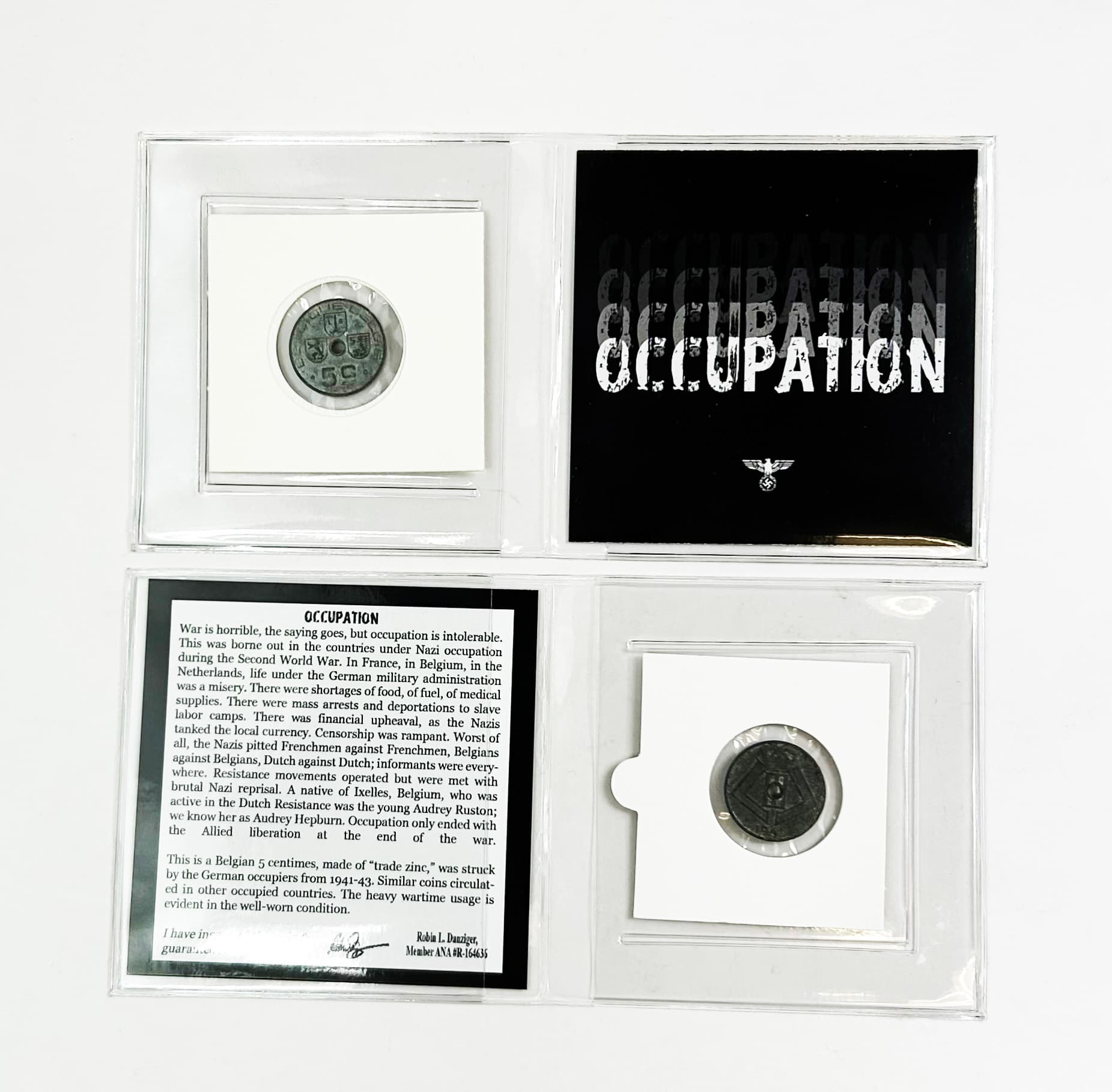 Occupation: World War II Coin from Occupied Belgium (mini album) representative product image