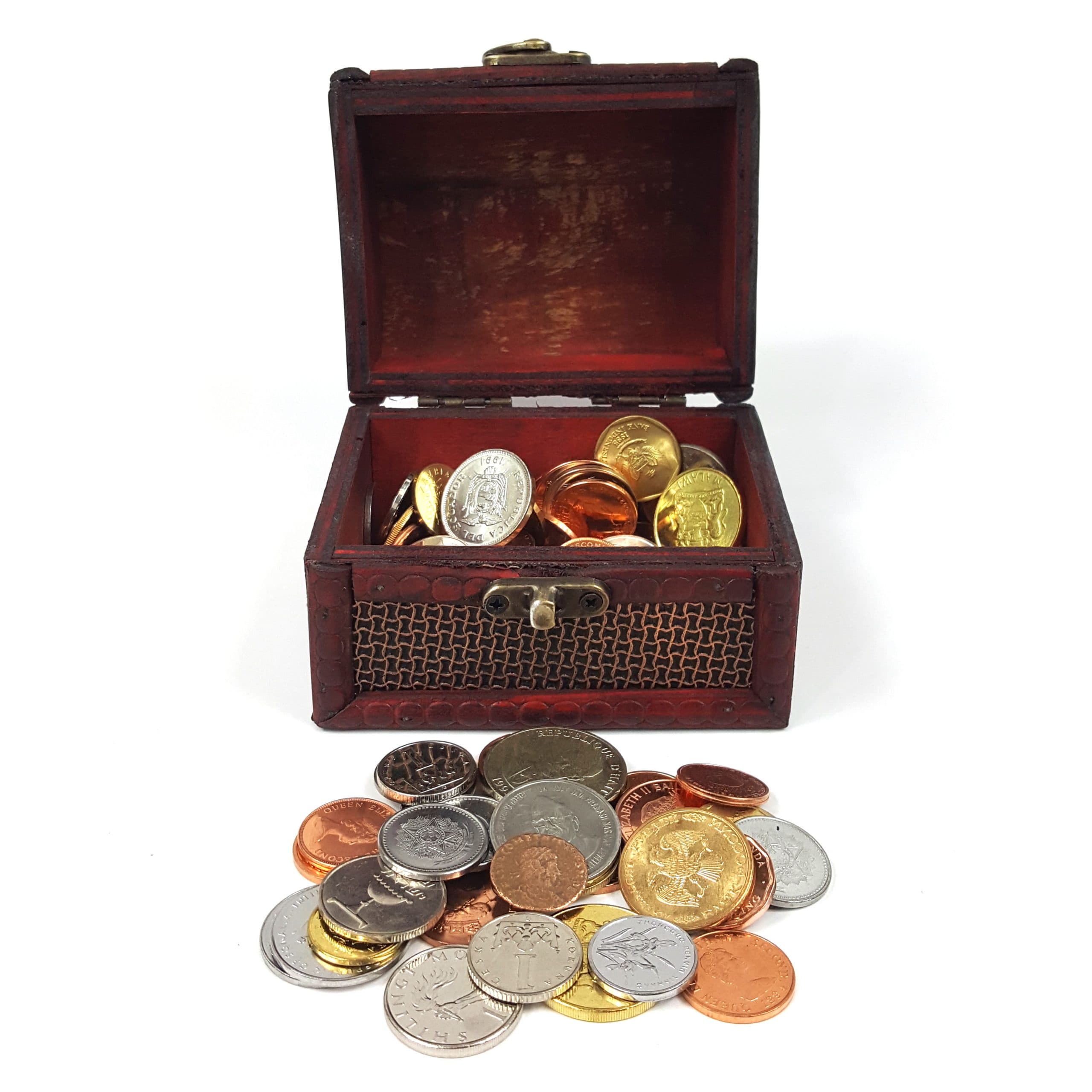 Treasure Box: One pound of mixed world coins PLUS one ancient Roman bronze representative product image