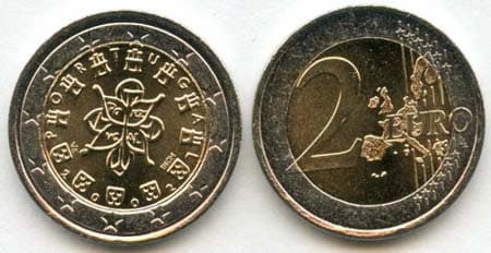 Portugal KM747(U) 2 Port. Euro β Lot of 5 representative product image