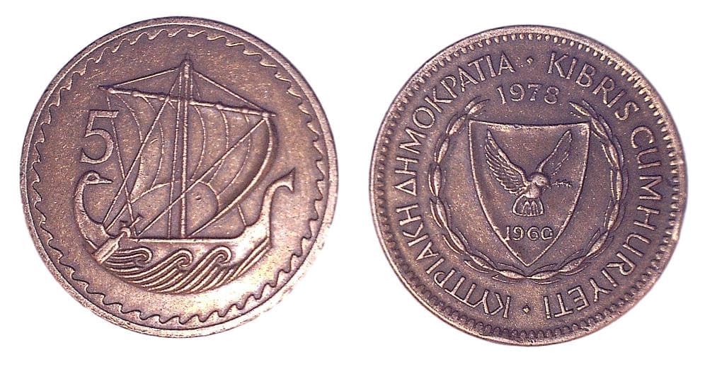 Cyprus KM39(CL) 5 Mils β Lot of 59 representative product image
