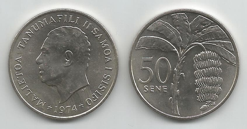Western Samoa KM17(U) 50 Sene β Lot of 20 representative product image