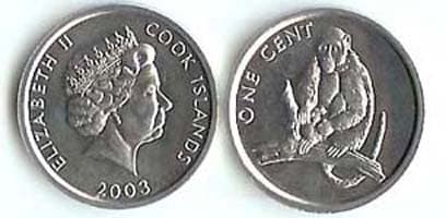 Cook Islands KM423(U) 1 Cent (Monkey) β Lot of 33 representative product image