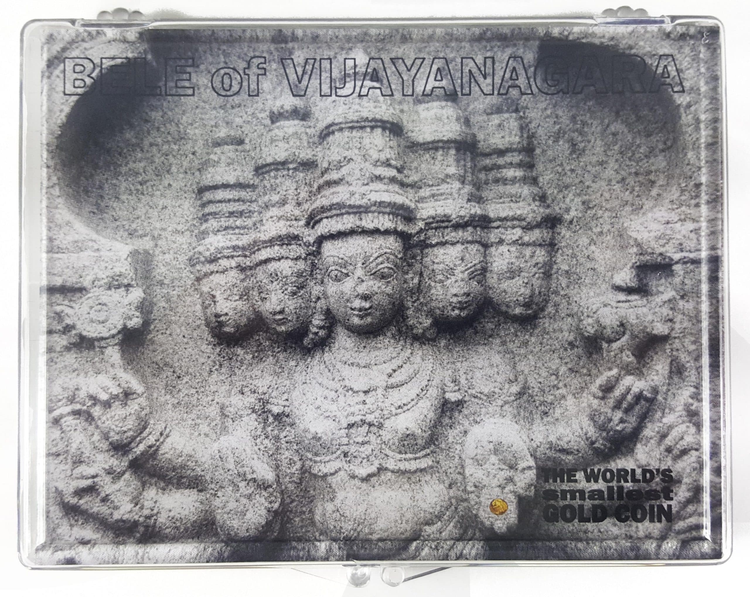 World's Smallest Gold Coin: Bele of Vijayanagara (Clear Box) representative product image