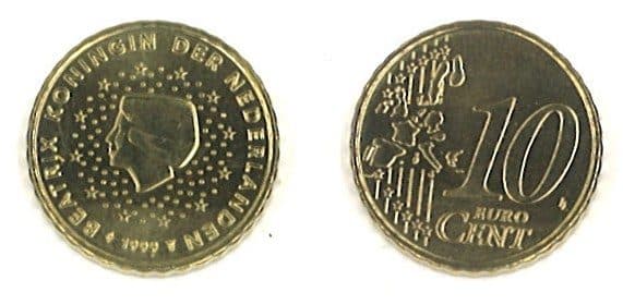 Netherlands KM237(U) 10 Neth. Cents β Lot of 50 representative product image