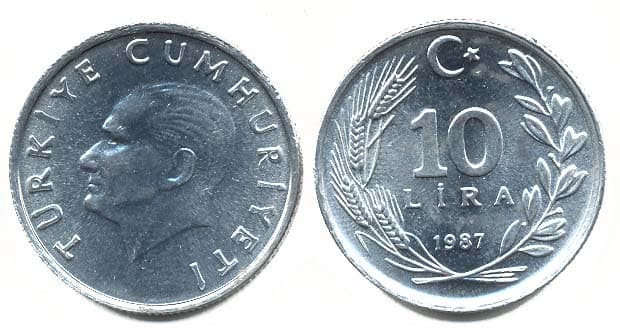 Turkey KM964(VF) 10 Lira β Lot of 80 representative product image