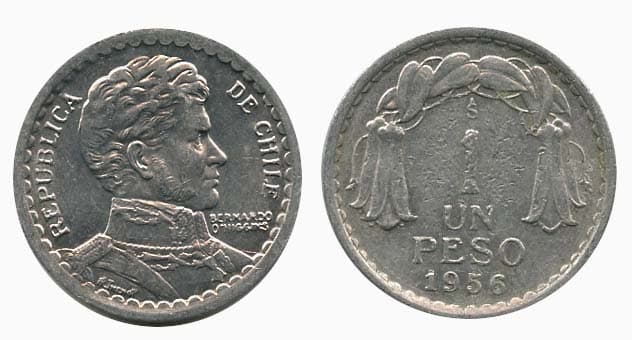 Chile KM179a(U) 1 Peso β Lot of 19 representative product image