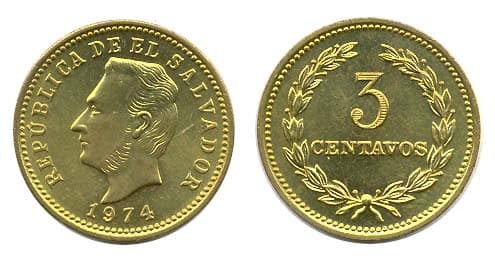 El Salvador KM148(U) 3 Centavos β Lot of 40 representative product image