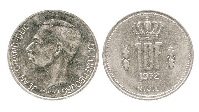 Luxembourg KM57(VF-XF) 10 Francs β Lot of 81 representative product image