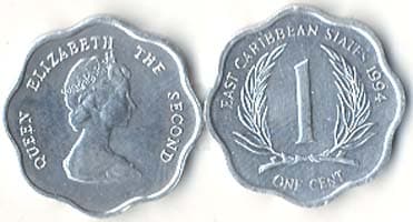 East Caribbean KM10(U) 1 Cent - Anguilla β Lot of 50 representative product image
