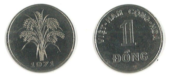 Viet Nam South KM7a(U) 1 Dong β Lot of 14 representative product image