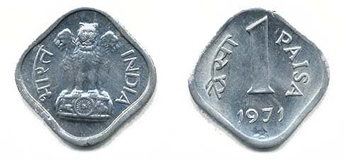India KM10.1(XF) 1 Paisa * β Lot of 100 representative product image
