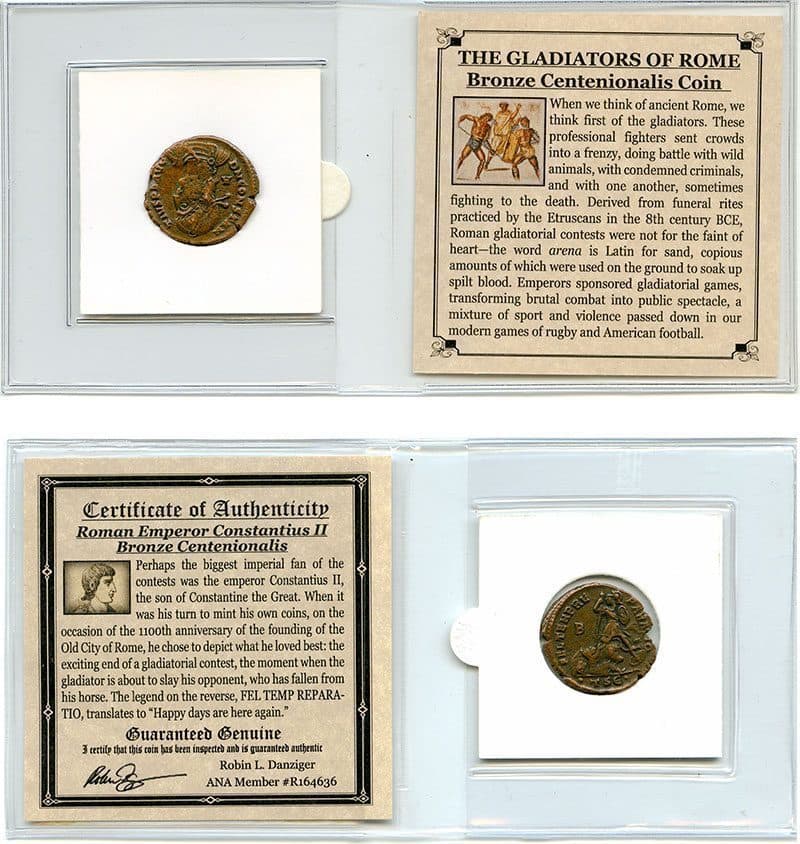 Roman Centenionalis Constantius II Gladiator (Mini Album)(C) representative product image