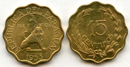 Paraguay KM26(U) 15 Centimos β Lot of 30 representative product image