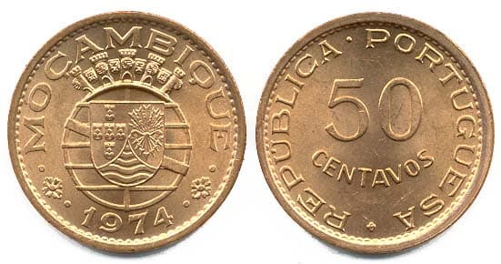 Mozambique KM89(U) 50 Centavos β Lot of 12 representative product image