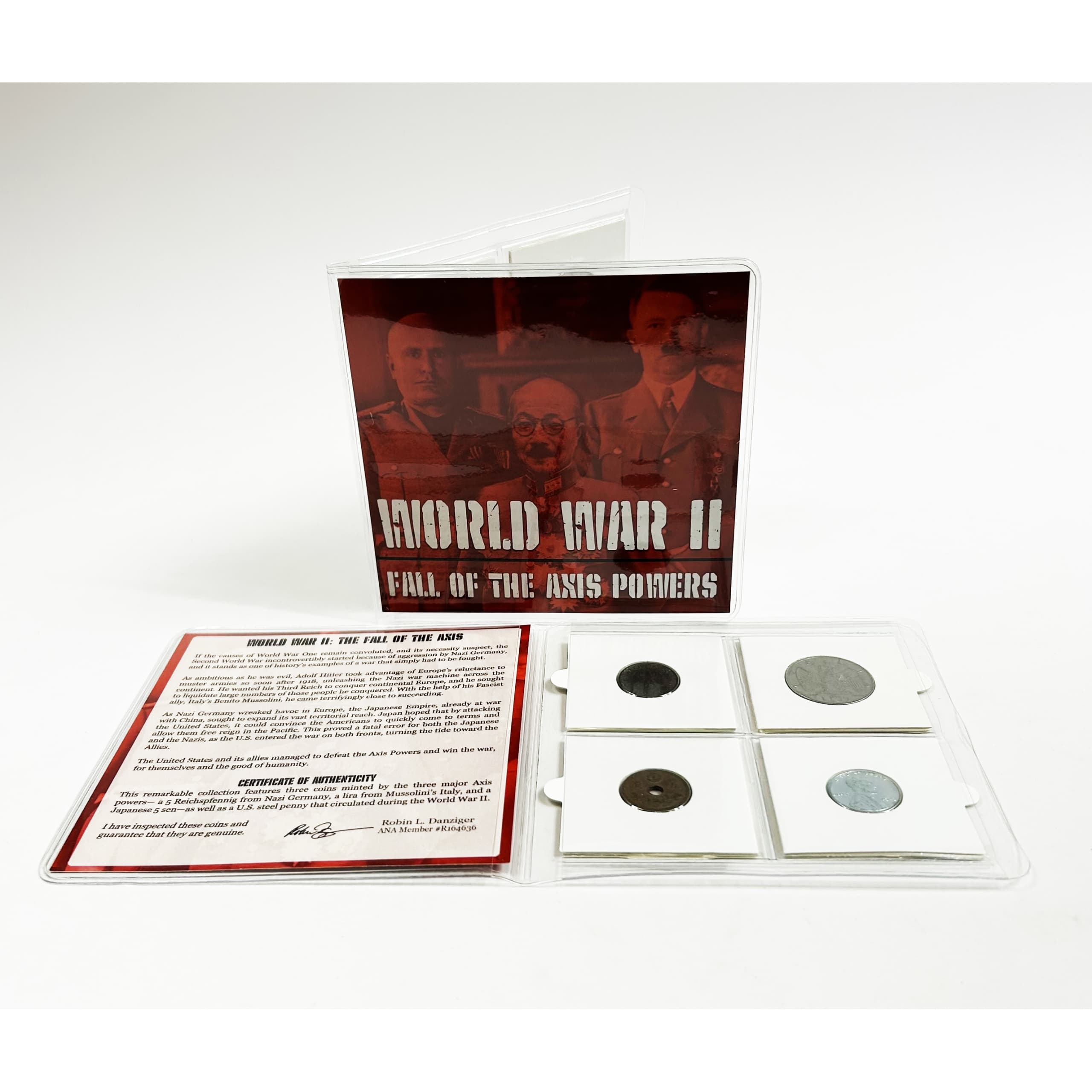 World War II: The Axis Powers Four Coin Collection in (Mini Album)(C) representative product image