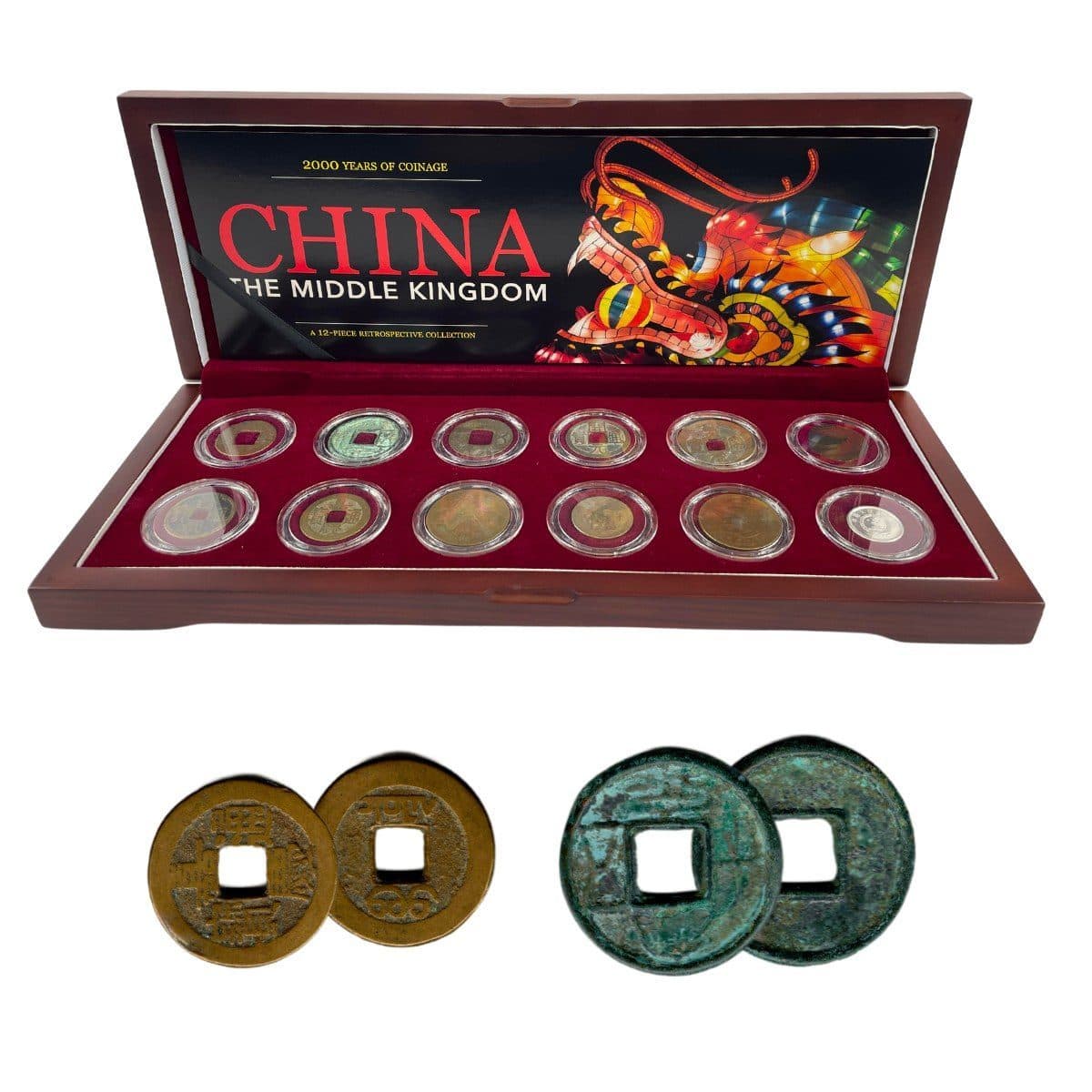China: The Middle Kingdom. A 12-Piece Retrospective Collection (Twelve-Coin Boxed Set) representative product image