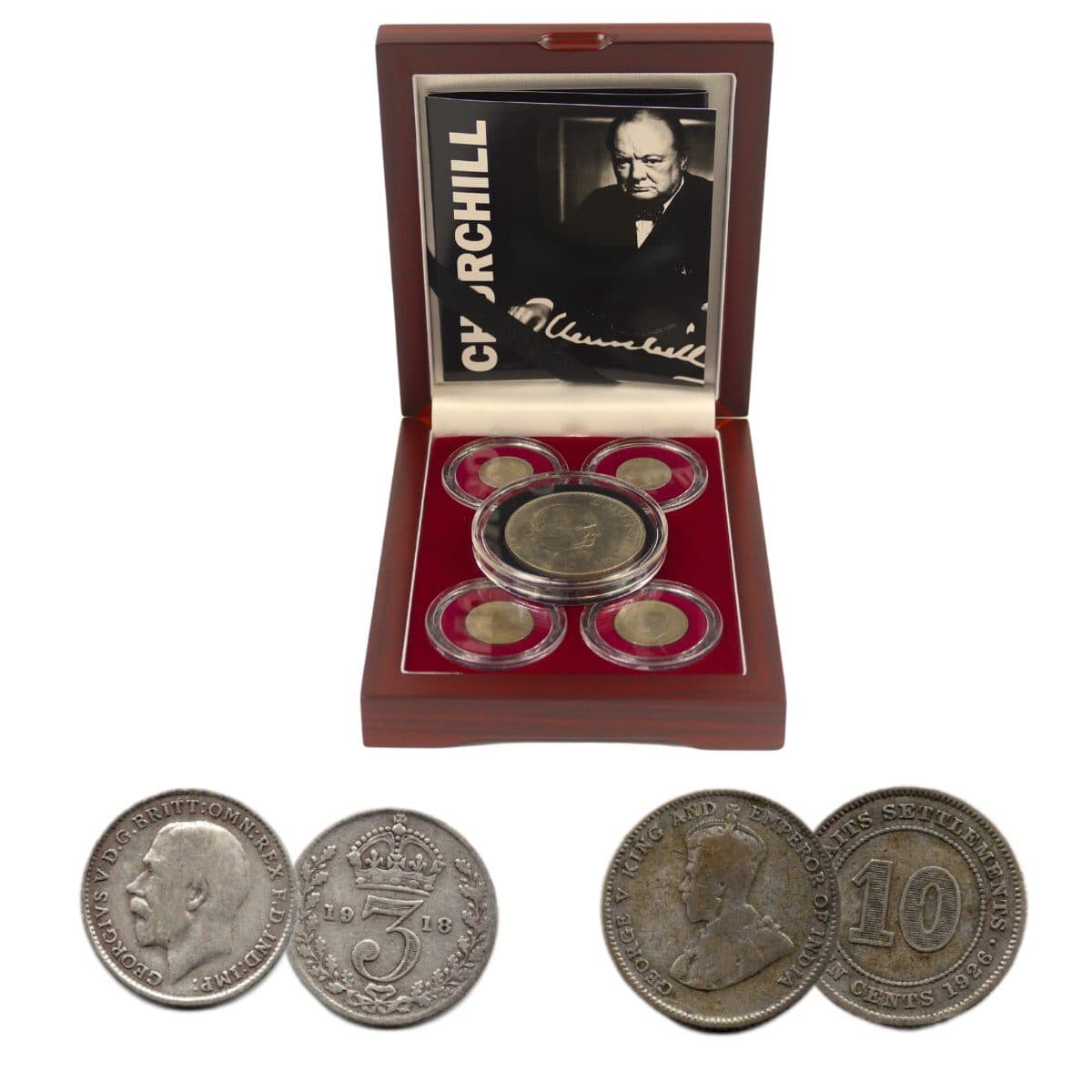 Winston Churchill: Five Coin Collection (Five-Coin Box) representative product image
