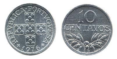 Portugal KM594(U) 10 Centavos β Lot of 40 representative product image