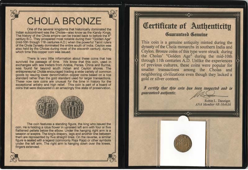 Chola Dynasty Coin (Album) representative product image