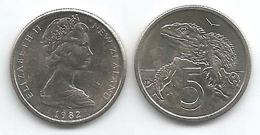 New Zealand KM34(U) 5 Cents β Lot of 55 representative product image