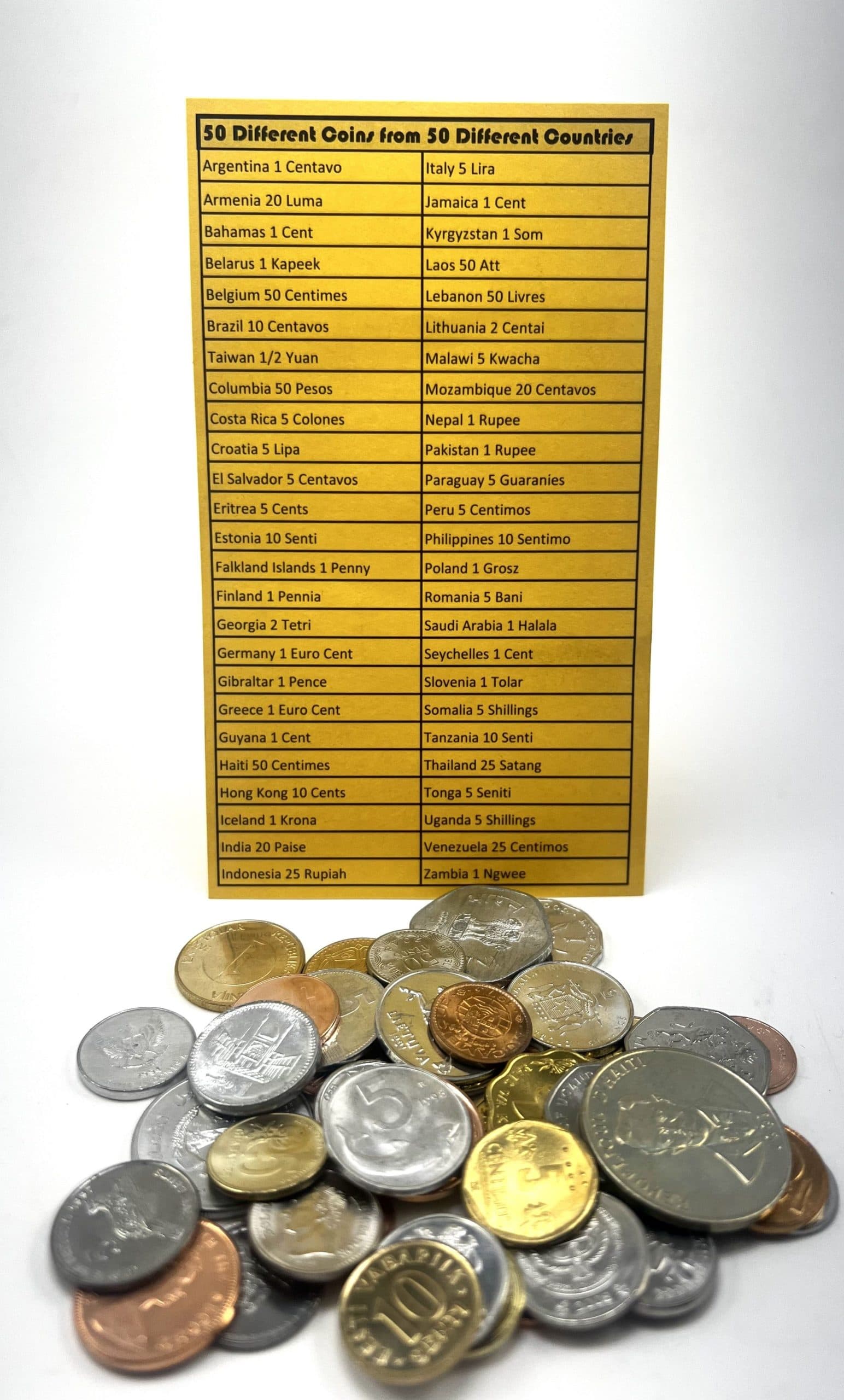 50 different coins from 50 countries (U) representative product image