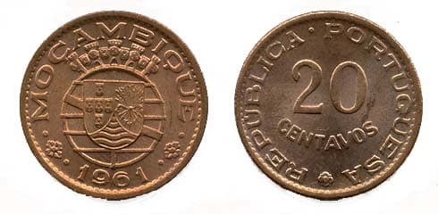 Mozambique KM85(U) 20 Centavos β Lot of 20 representative product image
