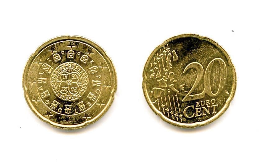 Portugal KM744(U) 20 Port. Cents β Lot of 30 representative product image