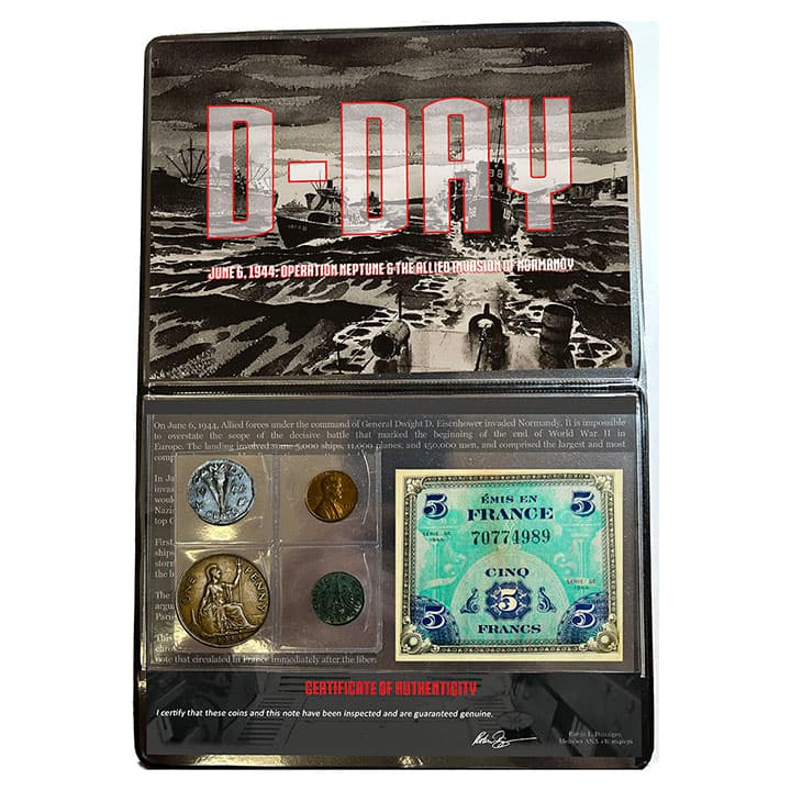 D-Day: June 6, 1944, Operation Neptune & The Allied Invasion of Normandy (five piece album) representative product image