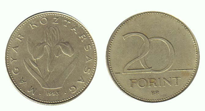 Hungary KM696(VF-XF) 20 Forint β Lot of 50 representative product image