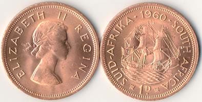 South Africa KM46(U) 1 Penny β Lot of 30 representative product image