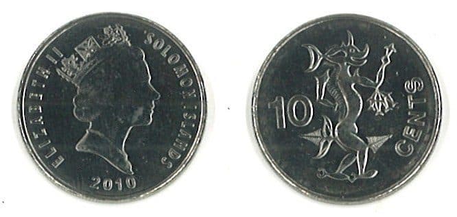 Solomon Islands KM27a(U) 10 Cents β Lot of 75 representative product image