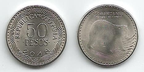 Colombia KM295(U) 50 Pesos β Lot of 100 representative product image