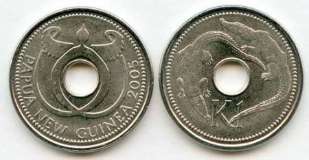 Papua New Guinea KM6(U) 1 Kina β Lot of 10 representative product image