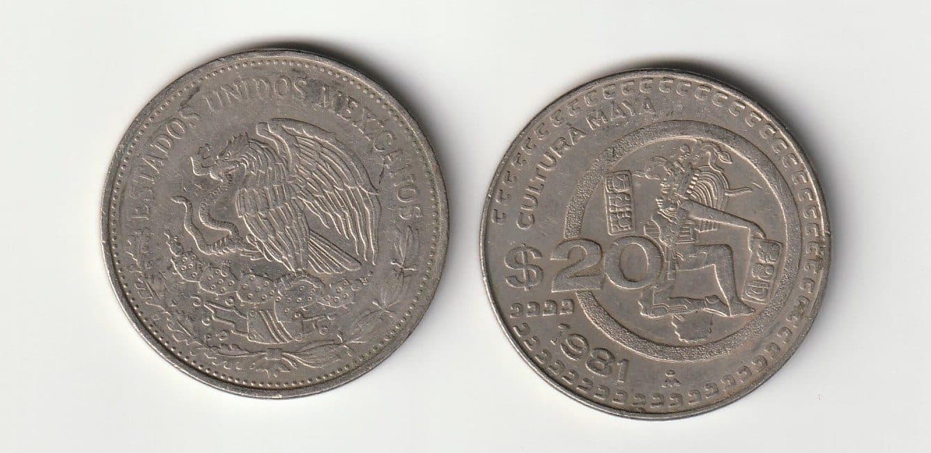 Mexico KM486(CL) 20 Pesos β Lot of 25 representative product image