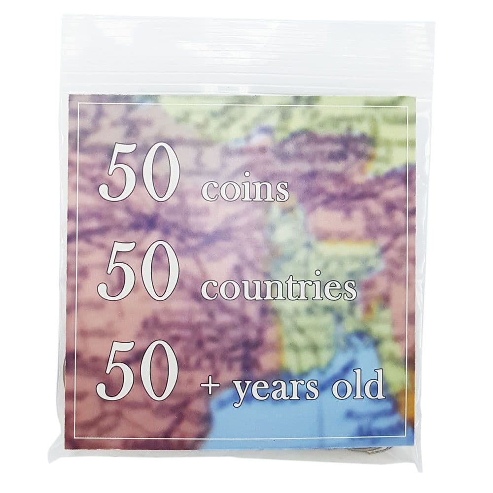 50 Coins, 50 Countries, 50+ Years Old representative product image