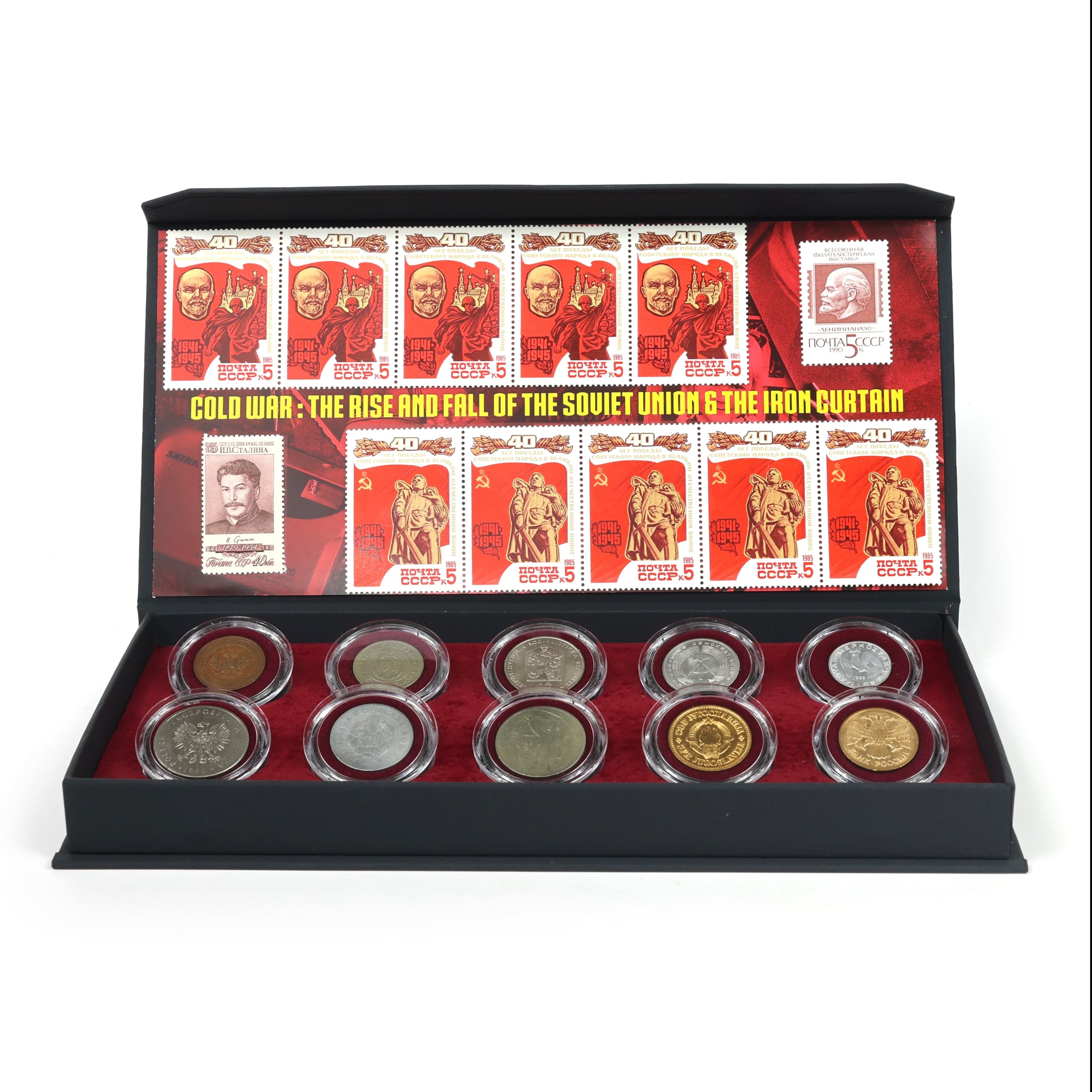 Cold War: The Rise & Fall of the Soviet Union and the Iron Curtain (10 Coin Box) representative product image