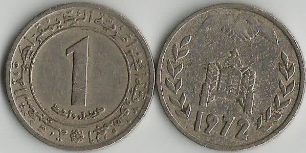 Algeria KM104.1-104.2(VF) 1 Dinar β Lot of 30 representative product image