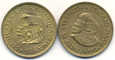 South Africa KM57(U) 1 Cent β Lot of 25 representative product image