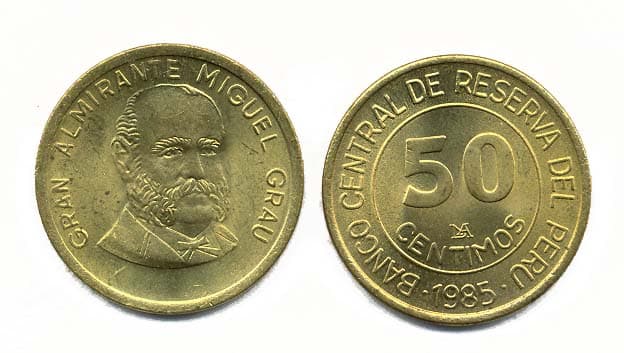 Peru KM295(U) 50 Centimos β Lot of 40 representative product image