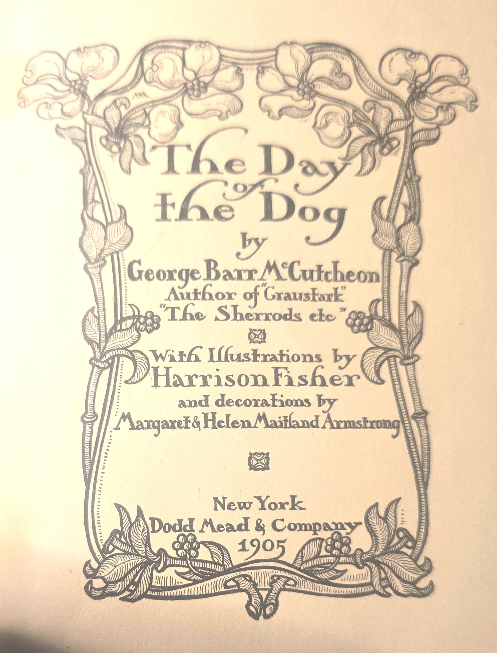A vintage hardcover book from Dodd, Mead & Company, New York, showing its aged cover and spine with classic early 20th century design.