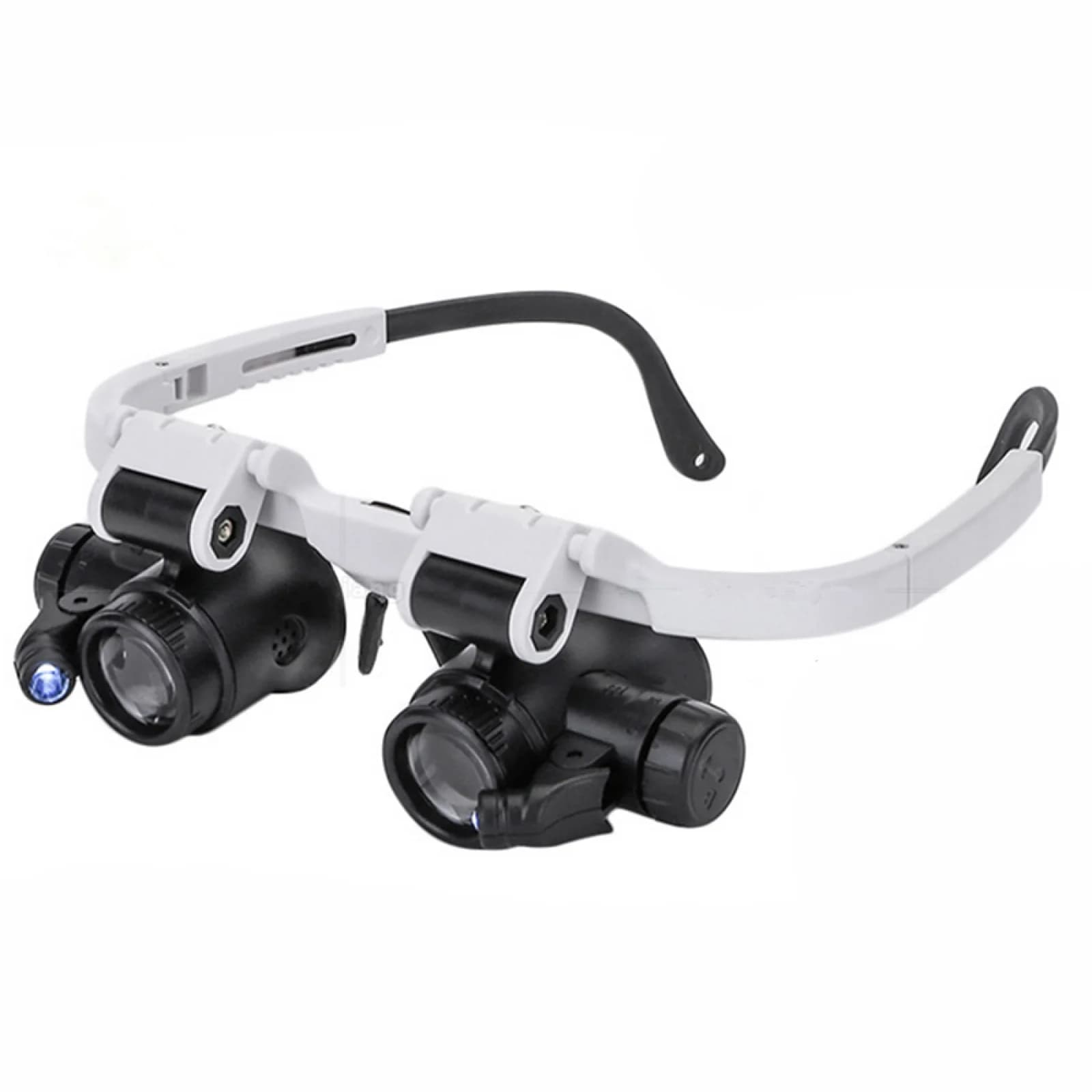 8X 15X 23X Adjustable Dual Polished Crystal Acrylic Lens Jewelry Watch Repair Magnifier Glass Head Eye Loupe Measurement Tools - AliExpress 1420 - Image 1