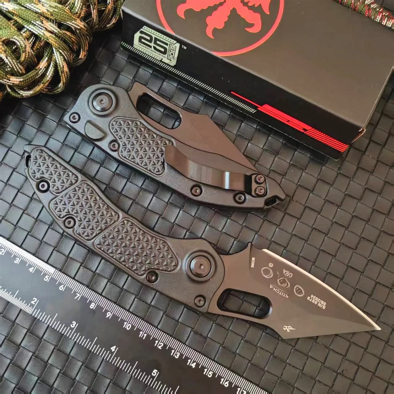 Outdoor Camping Portable EDC Tactical Hunting Knife Wilderness Survival Knife M390 Steel Multi-function Window Breaker - Image 1