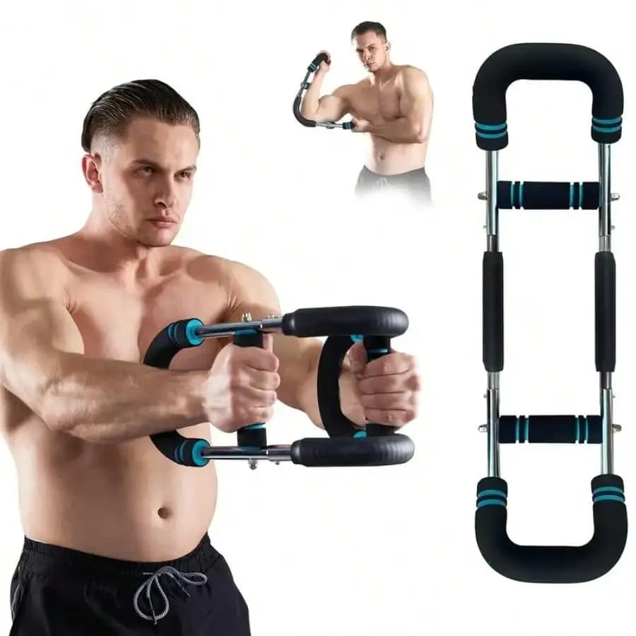 Adjustable Shaker Twister Arm Trainer, Chest & Forearm Workout Equipment, Home Fitness Strengthener for Arm Exercise - Image 1