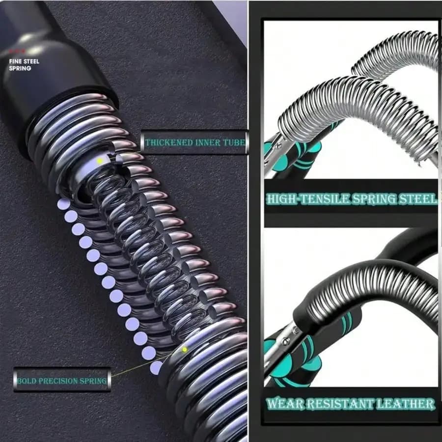 Adjustable Shaker Twister Arm Trainer, Chest & Forearm Workout Equipment, Home Fitness Strengthener for Arm Exercise - Image 6