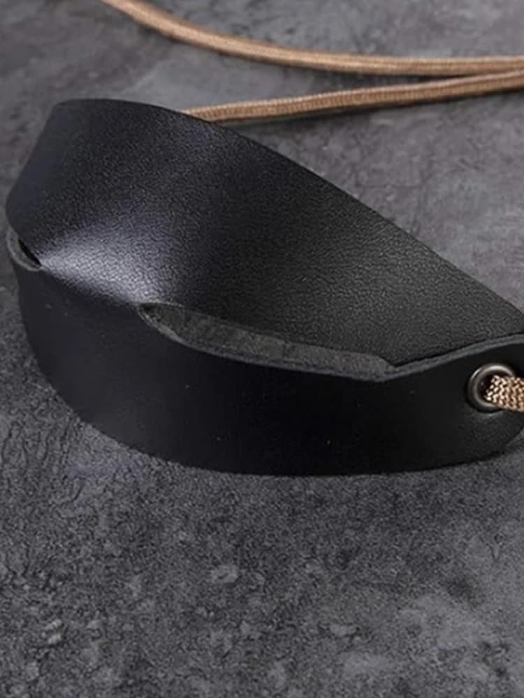Handmade Leather Shepherd Sling Old-Fashioned Slingshot for Outdoor Sports Camping Shooting Hiking Hunting Accessories - Image 4